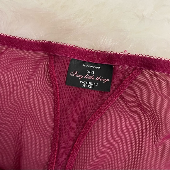 36C 2pc Vs Victoria’s Secret Sexy Little Things Bustier Corset with garter Skirt - Picture 12 of 16